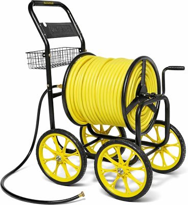 Real Hose Storage 4 Wheel Industrial Hose Carriage, 400 ft. Hose ...