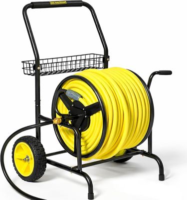 Real Hose Storage 2 Wheel Professional Duty Hose Cart, 300 ft. Hose Capacity