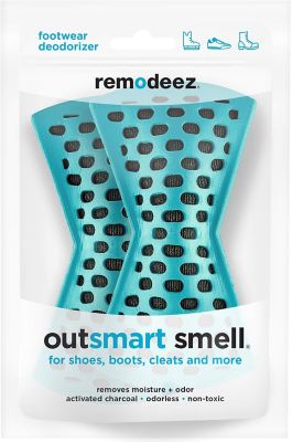 Remodeez Activated Charcoal Shoe Deodorizer, Blue 1 Pair