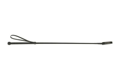 Huntley Equestrian Riding Crop with Handle, 26 in., Black