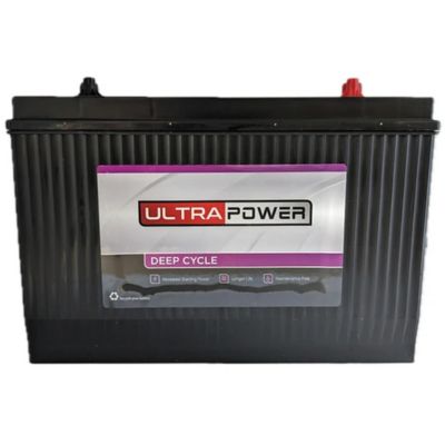 UPG Ultra Power Group 31 Deep Cycle 1060 MCA 190 RC 105Ah Flooded Battery with Marine Terminals