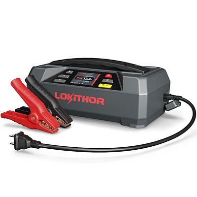 Lokithor JTC4250 Jump Starter + Battery Tester + Battery Charger with ConnectMax Technology