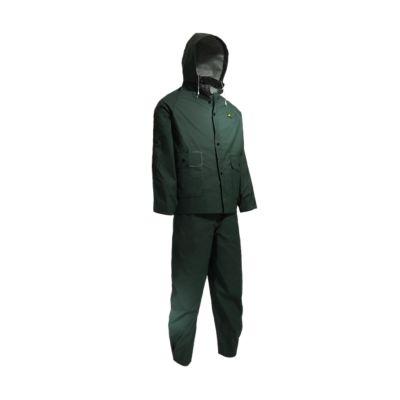 Dunlop ONGUARD Sitex 3?Piece Rain Suit, PVC Waterproof Rain Gear, Hunter Green