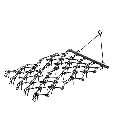 Modern Muse 4 x 4ft. Drag Chain Harrow 69 Teeth for ATV UTV Tractor Soil Prep Seeding Smoothing Driveway