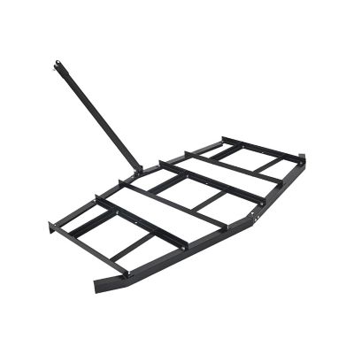 Modern Muse 84 in. Tow Behind Drag Harrow Q235 Steel Grader Adjustable Bars Pin Hitch 50 lb. ATV UTV Tractor