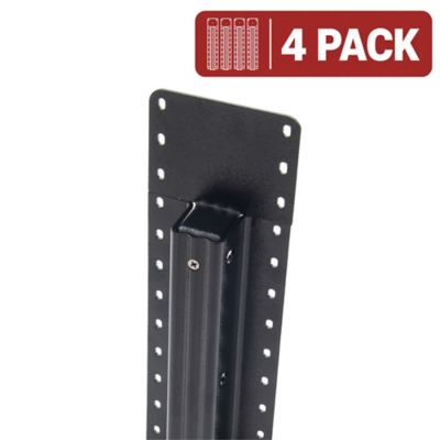 Lifetime Steel Post 8 ft., Black Powder Coat Fence Posts, 4 pk?.