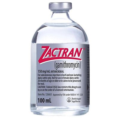 Zactran Gamithromycin Injection Solution for Cattle