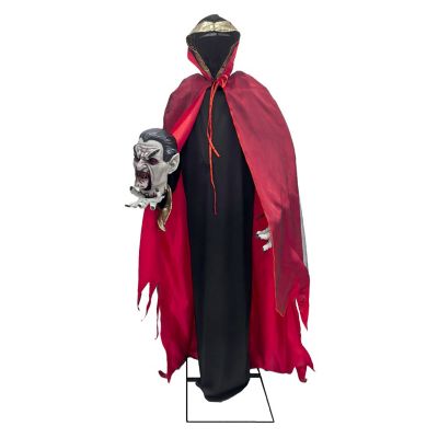Haunted Hill Farm 5.9 ft. LED Decapitated Vampire Holding Head Halloween Animatronic