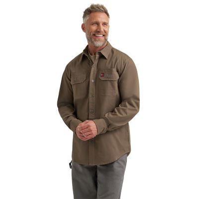 Wrangler RIGGS Workwear Men's Ground Cloth Work Shirt