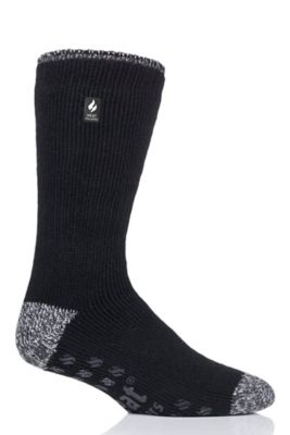 Heat Holders Men's Michael Solid Crew Slipper Sock