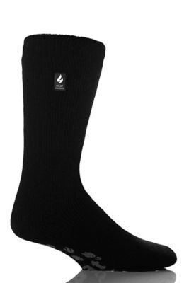 Heat Holders Men's Solid Crew Slipper Sock