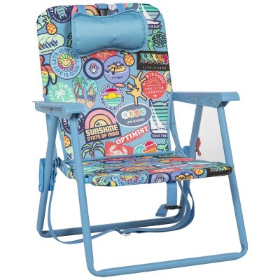 Life is Good 1 x 1 x 2ft. Multi Kids Chair with Pillow
