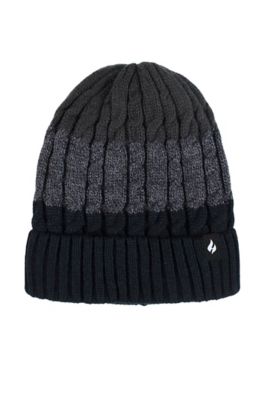 Heat Holders Men's Mavis Cable Knit Roll Up Hat
