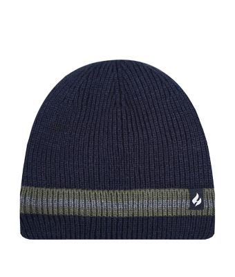 Heat Holders Men's Simon Rib Knit Roll Up Hat