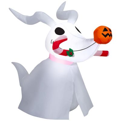 Disney Airblown Christmas Light, Stylized Zero with Candy Cane