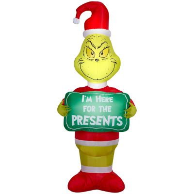 Dr. SeussAirblown Christmas Light, Grinch I'm Here for the Presents