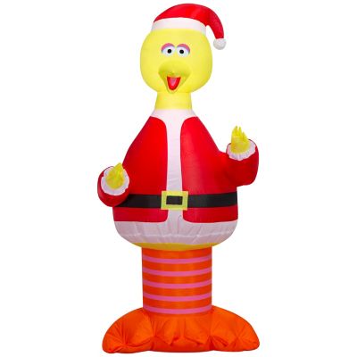 Sesame StreetAirblown Christmas Light, Big Bird in Santa Suit