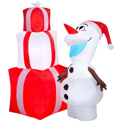 Disney Airblown Christmas Light, Olaf with Presents Scene