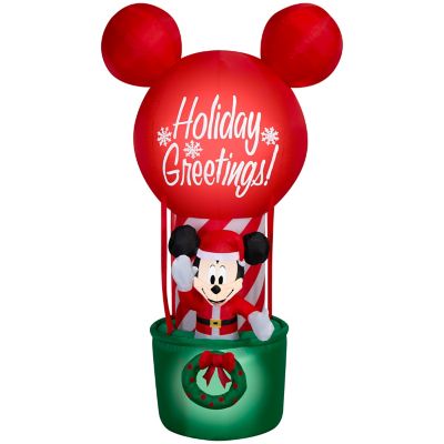 Disney Airblown Christmas Light with ELT-Mickey Hot Air Balloon