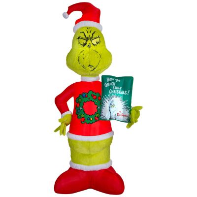 Dr. SeussAirblown Christmas Light, Mixed Media Fuzzy Plush