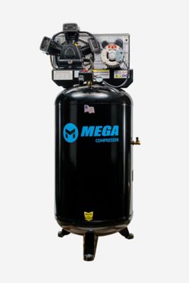 Mega 5 hp Upright 18 CFM, 90 PSI (150 PSI max)