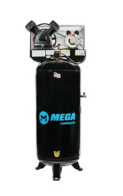 Mega 3 hp Upright 12 CFM, 90 PSI (150 PSI max)
