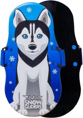 Flybar Snow Sled for Kids and Toddlers, Foam Toboggan, Durable with Slick Bottom and PE Core Build, Lightweight Snow Boards