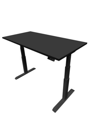 Uncaged Ergonomics Electric Standing Desk, Sit-Stand Home Office Desk, 48 x 24in. MDF Top Dual Motor Memory Keypad Adjustable