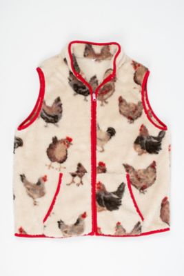 American Farm Company Women's Chicken Sherpa Adult Vest
