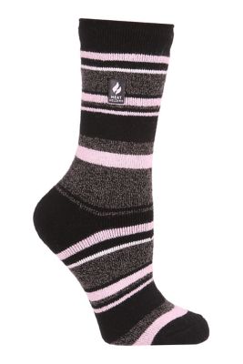 Heat Holders Women's Lite Carrie Multi Stripe Crew Sock