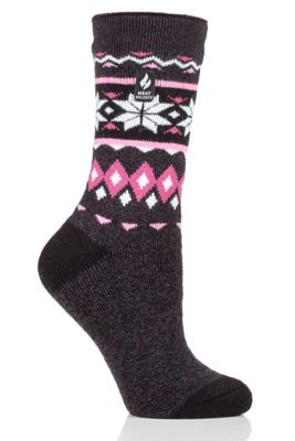 Heat Holders Women's Lite Melissa Fairisle Crew Sock