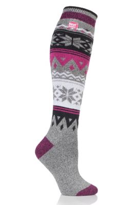 Heat Holders Women's Lite Laura Fairisle Long Sock