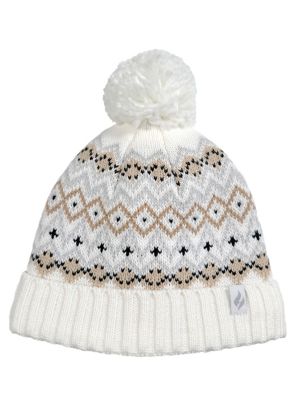 Heat Holders Women's Astrid Fairisle Pompom Hat