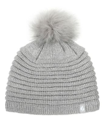 Heat Holders Women's Cannes Ribbed Hat with Pom Pom