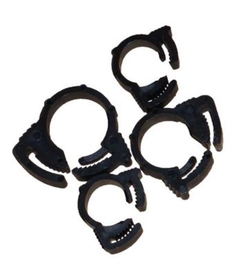 Helix Racing Products Hose Clamps, 5/16, 11/32, 13/32, 15/32 in., Nylon Ratchet Style, 100 pc.