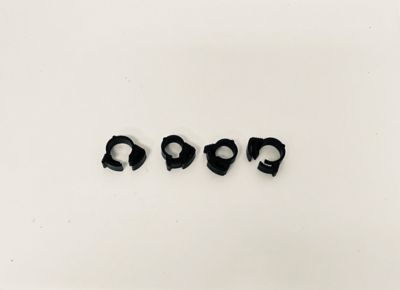 Helix Racing Products Hose Clamps, 5/16 in.,0.31-0.35 in. Clamp Range, Nylon Ratchet Style, 100 pk.