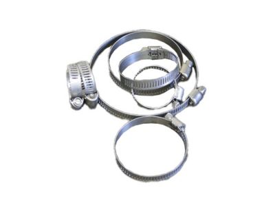Helix Racing Products Hose Clamps, Stainless Steel, 8mm-22mm, 0.31 to 0.86 in., Clamping Range, 10 pk.