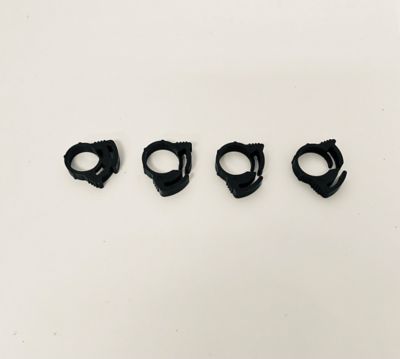 Helix Racing Products Hose Clamps, 15/32 in.,0.46-0.54 in. Clamp Range, Nylon Ratchet Style, 100 pk.