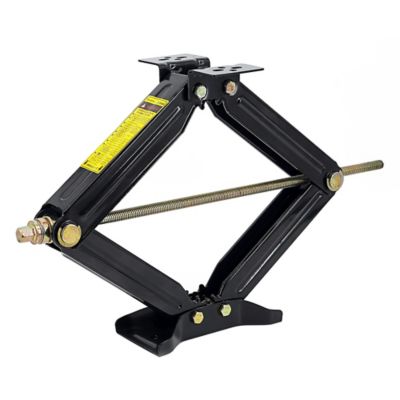 Cobra-Tek 5000 lb. Capacity Heavy-Duty Scissor Jack with 24 in. Bow-Tie Base