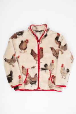 American Farm Company Women's Chicken Sherpa Full-Zip Youth Jacket