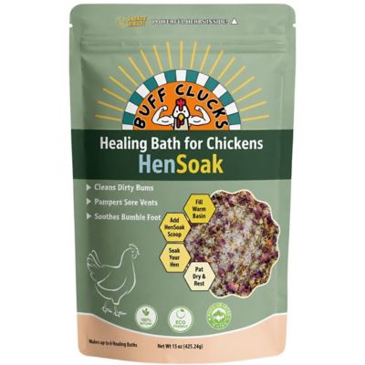 Buff Clucks HenSoak herbal healing bath for chickens