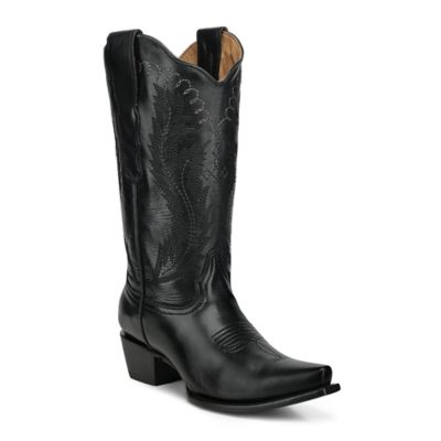 Corral Women's Embroidery Triad Snip Toe Cowgirl Boots