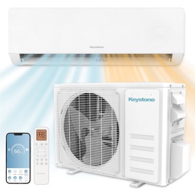 Keystone Single Zone Core 230V Ductless Mini Split Air Conditioner & Heater, 1,000 sq. ft., 18,000 BTU