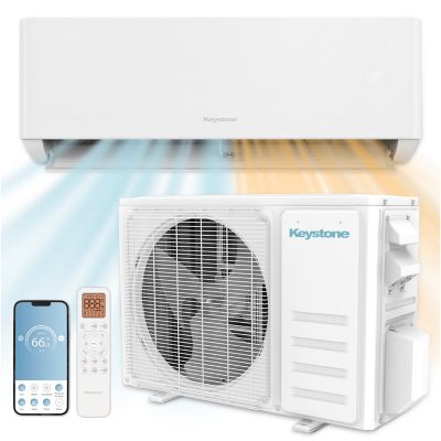 Keystone Single Zone Summit 230V Ductless Mini Split Air Conditioner & Heater, 1,000 sq. ft., 18,000 BTU