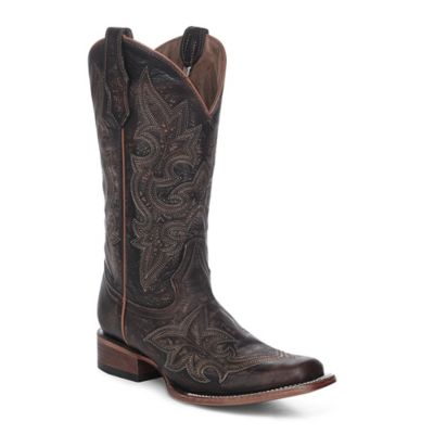 Corral Women's Embroidered Square Toe Western Cowboy Boots