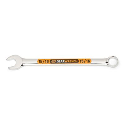 GEARWRENCH 15/16 in. 12 Point Hi-Viz Long Pattern Combination Wrench