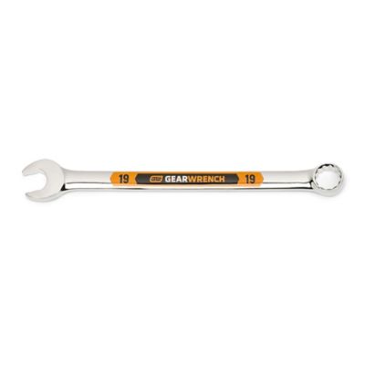 GEARWRENCH 19mm 12 pt. Hi-Viz Long Pattern Combination Wrench