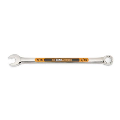 GEARWRENCH 7/16 in. 12 Point Hi-Viz Long Pattern Combination Wrench