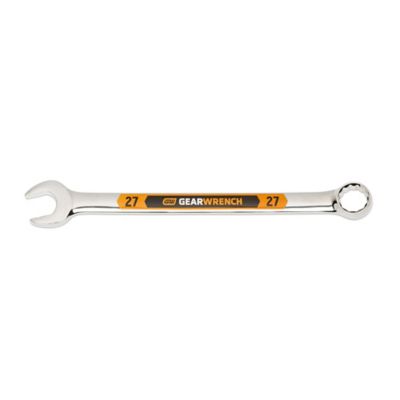 GEARWRENCH 27mm 12 pt. Hi-Viz Long Pattern Combination Wrench