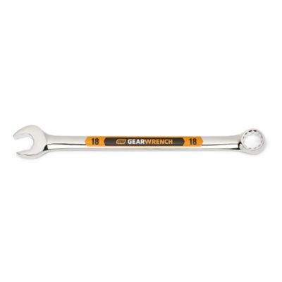 GEARWRENCH 18mm 12 pt. Hi-Viz Long Pattern Combination Wrench